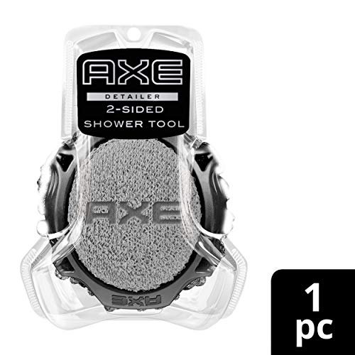 AXE Shower Tool for men Detailer 2-Sided make your skin smoother 1 pc