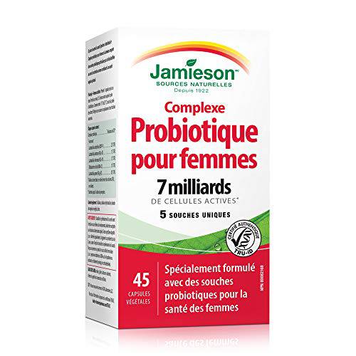 Jamieson Women's Probiotic Complex 7 Billion, 45 Veg caps