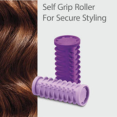 Conair Instant Heat Compact Hot Rollers w/Ceramic Technology; Black Case with Purple Rollers