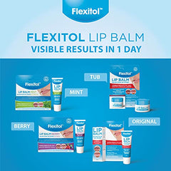 Flexitol Lip Balm | Mint | For Dry, Cracked, Flaky and Chapped Lips | Hydrates and Softens | 10 gram