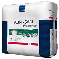 Abena Abri-San Premium Incontinence Pads, Size 3 - Mini, 28 Count