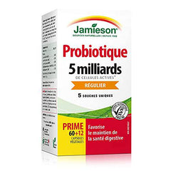 Jamieson Probiotics 5 Billion Active Cells - Regular Strength