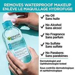 Garnier SkinActive Micellar Cleansing Water All-in-1 Cleanser & Waterproof Makeup Remover, 3.4 Fluid Ounce