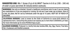 ALLMAX Nutrition 100% pharmaceutical grade maximum strength + absorption Taurine, 400g