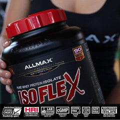 ALLMAX Nutrition - ISOFLEX - 100% Ultra-Pure Whey Protein Isolate - Caramel Macchiato - 2 Pound