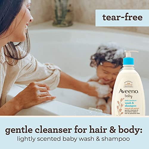 Aveeno Baby Wash & Shampoo Natural Oat Extract, 236ml