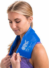 Chattanooga ColPac Cold Therapy, Blue Vinyl, Neck Contour Cold Pack (23")