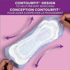 Poise Incontinence Pads & Postpartum Incontinence Pads, 4 Drop Moderate Absorbency, Regular Length, 66 Count