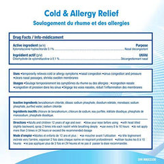 Otrivin Nasal Spray, Cold & Allergy Medication, Nasal Decongestant, Original Formula, 30 mL