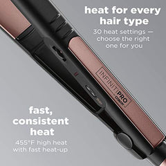 Conair Infinitipro Rose Gold Ceramic Flat Iron, 1-Inch