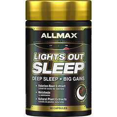 ALLMAX Nutrition - Lights Out Sleep - Deep Sleep for Big Gains, 60 Count