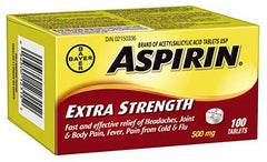 ASPIRIN Extra Strength Tablet, 500 mg