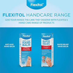 Flexitol Anti-Age Hand Balm - Contains Plantago Lanceolata - Improves Skin Elasticity and Reduces Dark Age Spots, 40g