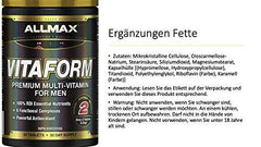 Allmax Nutrition - VITAFORM - Premium - Performance Multi-Vitamin for Men - 30-day Supply - 60 Count