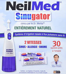 NeilMed Sinugator - Dual Speed Cordless Pulsating Nasal Wash 1 count