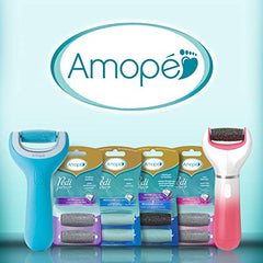 Amope Perfect Pedicure,Electronic Foot File for Soft Beautiful Feet