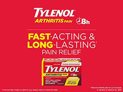 Tylenol Arthritis Pain Easy Open Bottle, Pain Reliever, Acetaminophen 650 mg Caplets, Fast & Long Lasting Arthritis, Muscle & Joint Pain Relief, 170 Caplets