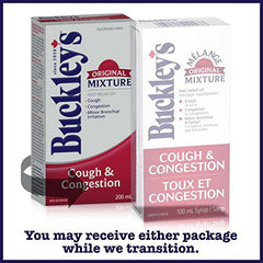 Buckley Cough Congestion Original Mixture, 100ml