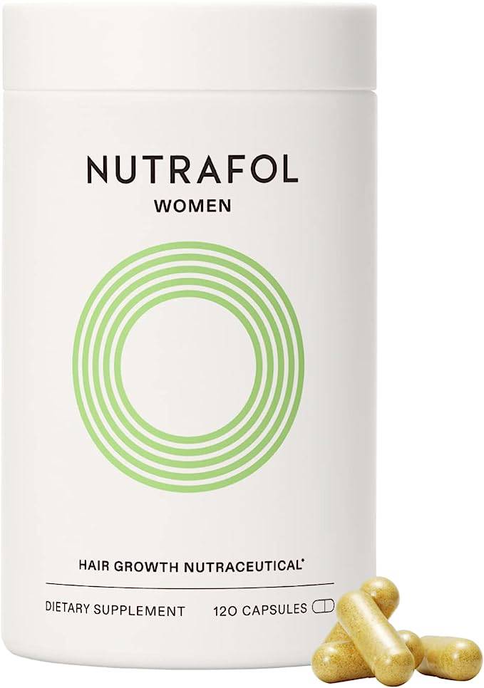 Nutrafol Women Hair Growth Supplement for Thicker, Stronger Hair (4 Capsules Per Day - 1 Month Supply)