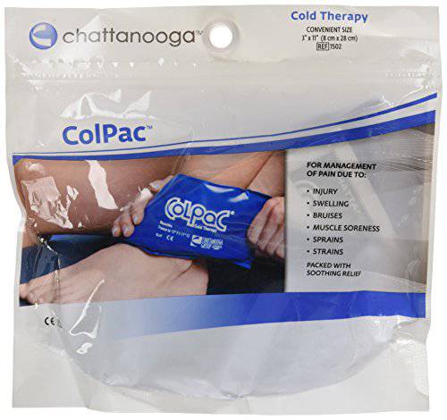 Chattanooga ColPac Cold Therapy, Blue Vinyl, Strip Cold Pack (3" x 11")