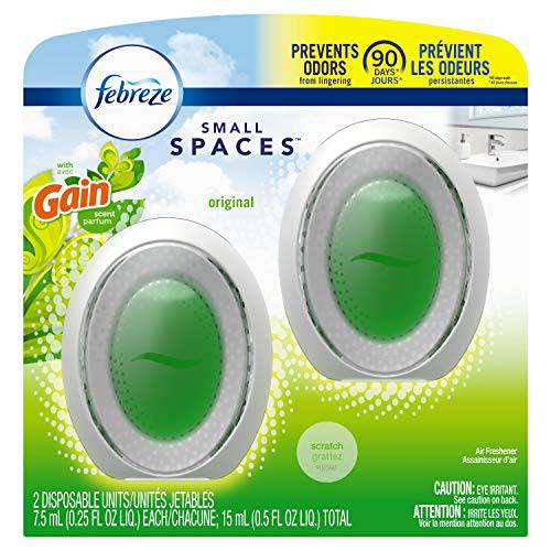 Febreze Odor-Eliminating SMALL SPACES Air Freshener, Gain Original Scent - Zecoya