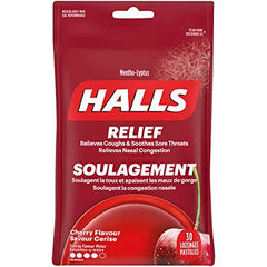 HALLS Mentho-Lyptus Cherry Bag, 30 Lozenges