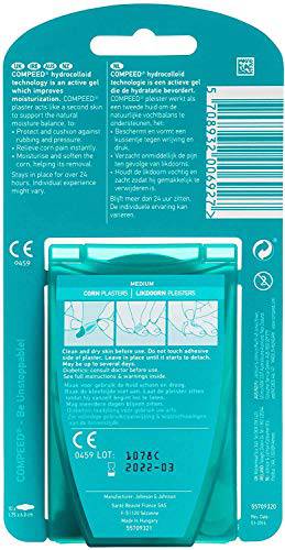 Compeed Corn Cushions, 10 Pack of Corn Cushions (2 Count), Pads and Protects, Adhesive Bandage Sticks Like Second Skin, Prevents Rubbing, Pressure and Friction