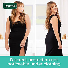 Depend Fresh Protection Adult Incontinence Underwear for Women (Formerly Depend Fit-Flex), Disposable, Maximum, Medium, Blush, 30 Count