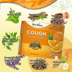 Herbion Naturals All Natural Orange Cough Drop