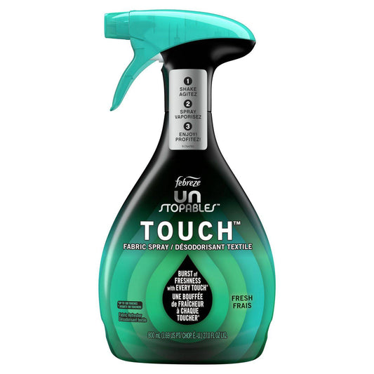 Febreze Unstopables Touch Fabric Spray and Odor Eliminator, Fresh - Zecoya