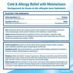 Otrivin Nasal Spray, Cold & Allergy Medication with Moisturizer, Nasal Decongestant, 30 mL