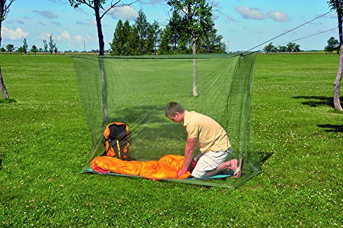 Coghlan's Single Wide Rectangular Mosquito Net, Green