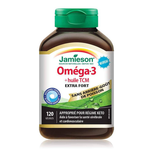 Jamieson Omega 3 + MCT 120 Softgels