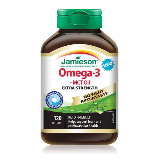 Jamieson Omega 3 + MCT 120 Softgels