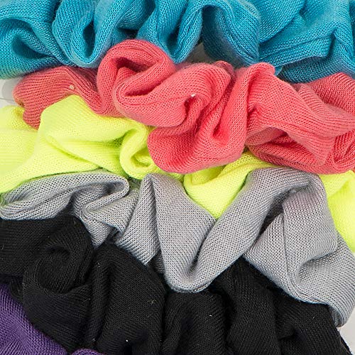 Scunci 6pc Assorted Bright scrunchies