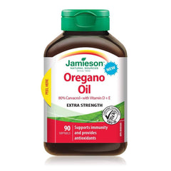 Jamieson Oregano Oil + D&E 90 Softgels