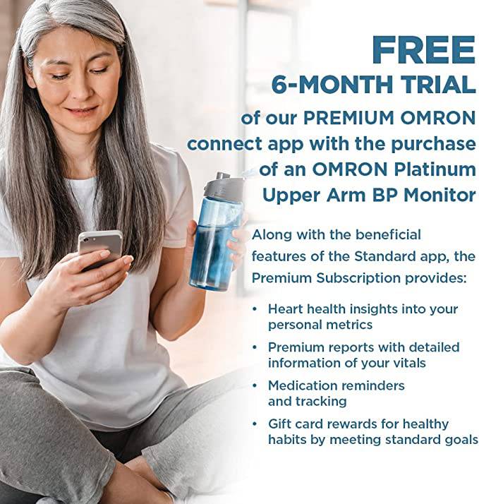 OMRON Platinum Blood Pressure Monitor - Zecoya