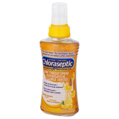 Chloraseptic Fast Acting Warming Sore Throat Spray, Honey Lemon Flavour, 177ml