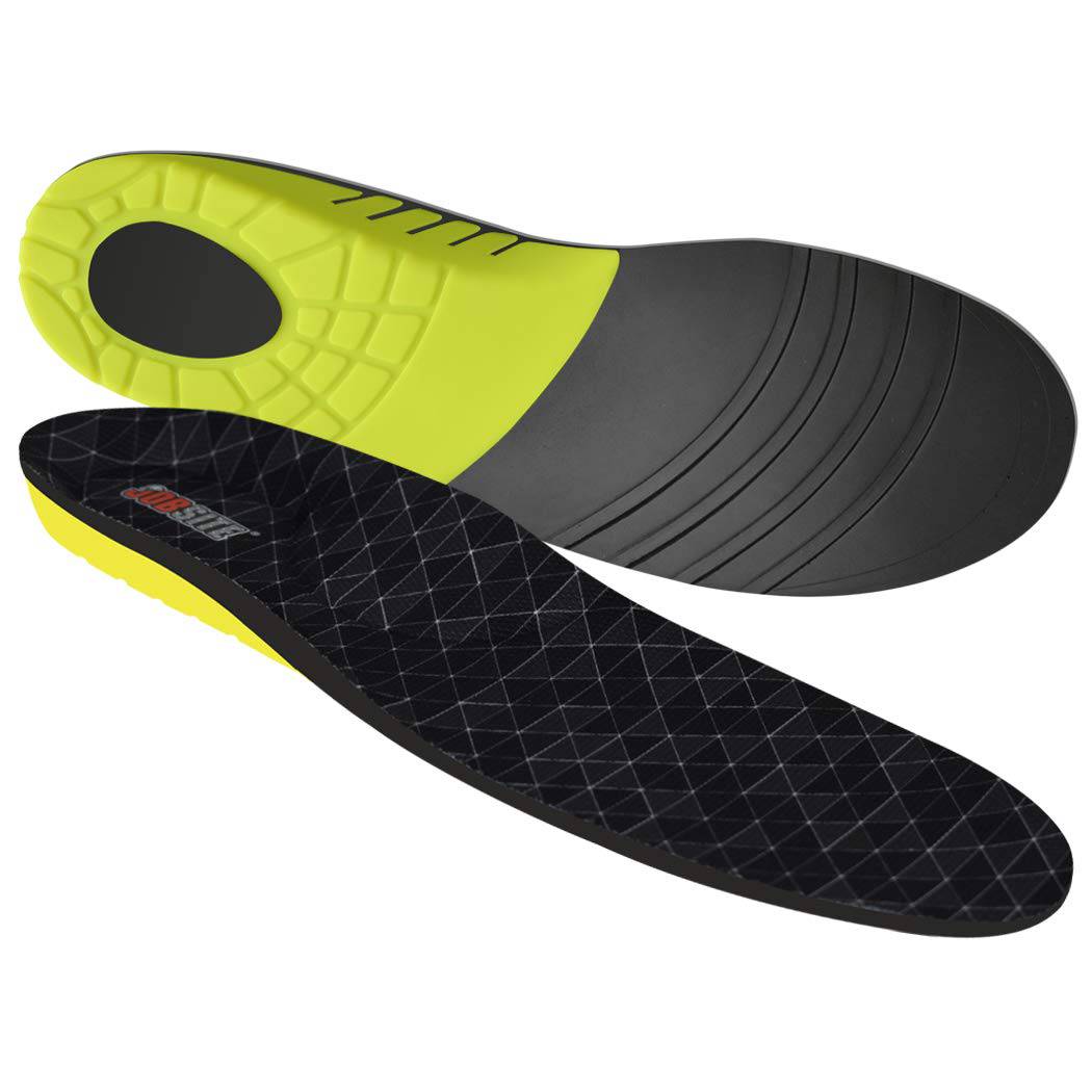 JobSite Power Tuff Anti-Fatigue Support Work Orthotic Insoles - Small