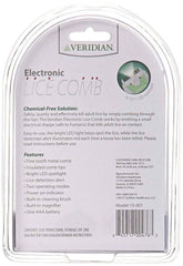 Veridian Healthcare Finito Electronic Lice Comb, Green/White