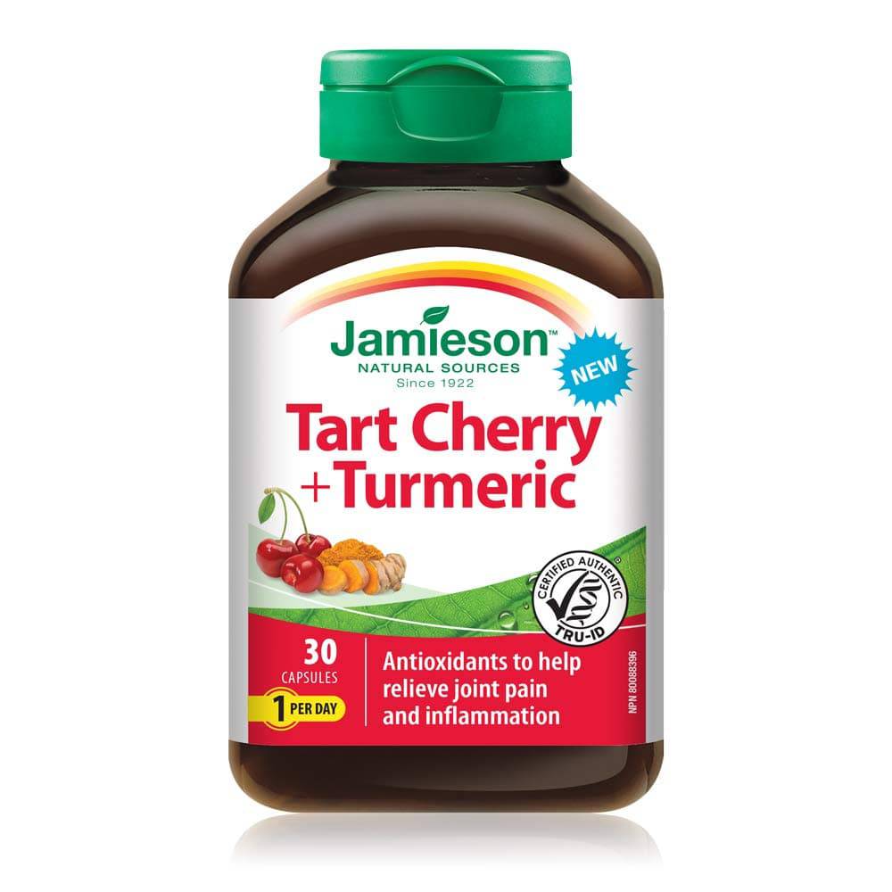 Jamieson Tart Cherry and Turmeric , 30 count