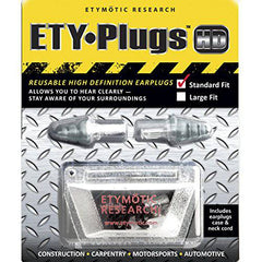 Etymotic ER20 HD Safety Earplugs, High-Definition Hearing Protection, Standard Fit