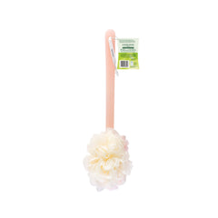 EcoTools 2-in-1 Bath Brush, Shower Loofah with Ergonomic Handle, Cleans Hard-to-Reach Areas, Cleansing & Exfoliating, Recycled Netting, Perfect for Men & Women, Vegan & Cruelty-Free, 1 Count