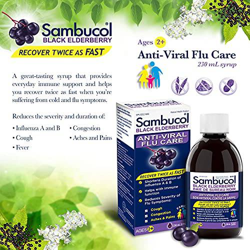 Black Elderberry Anti-Viral Flu Care Syrup - Zecoya