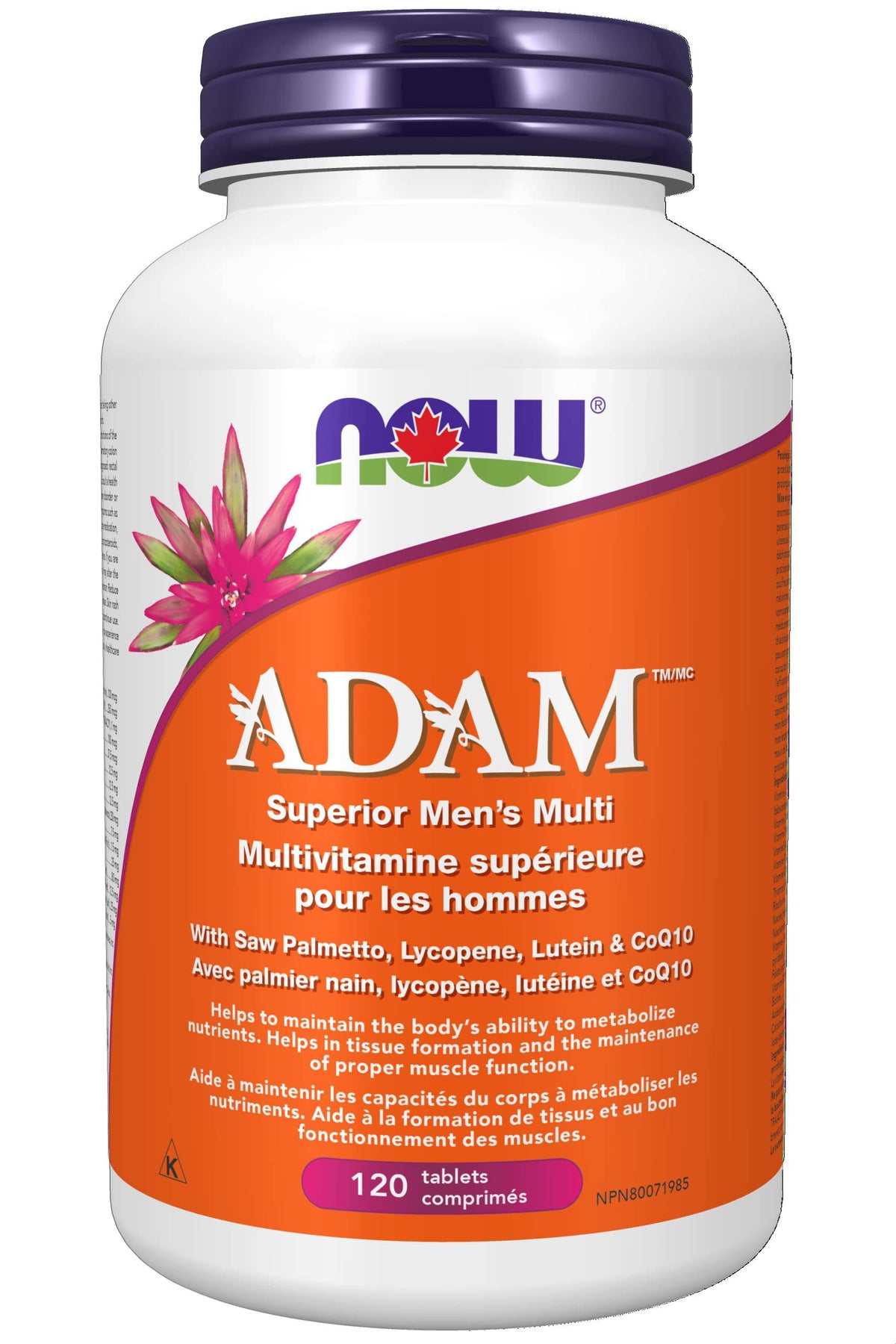 NOW Adam Men's Multi Tablets, 120 Count