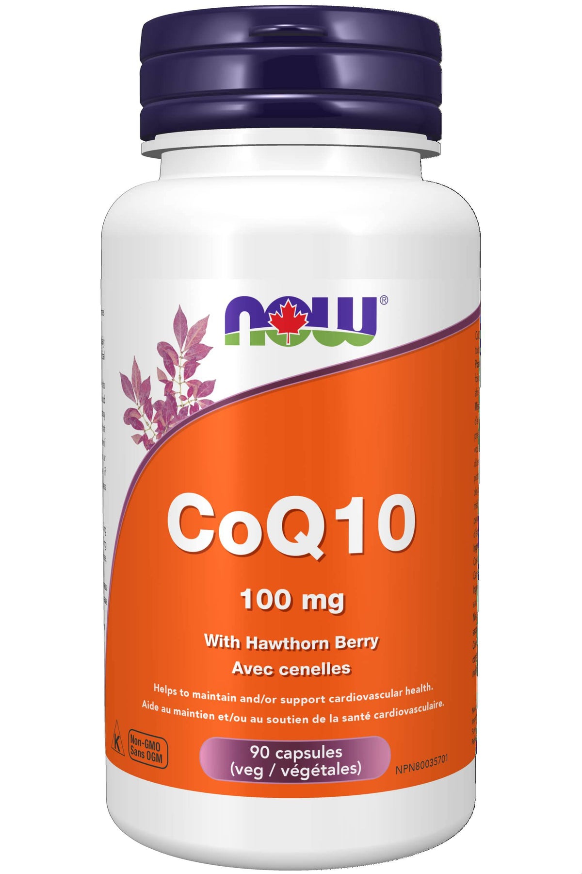 Now Foods CoQ10 100mg w/Hawthorn 90vcap