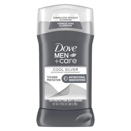 Dove Men+Care Cool Silver 72H Deodorant Stick for Men with Vitamin E, Triple Action Moisturizer and Non-Irritant Formula for Odour Protection 85 g