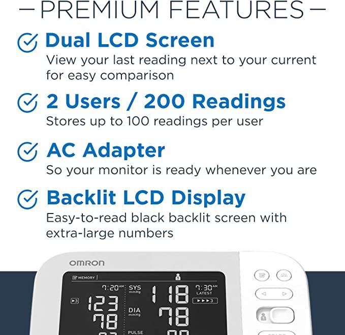 OMRON Platinum Blood Pressure Monitor - Zecoya