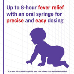 Advil Pediatric Drops Fever and Pain Reliever for Infants, Grape Flavour, 24 mL