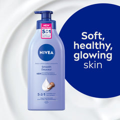 NIVEA Smooth Body Lotion | 48H Smoother Skin, 625 ml